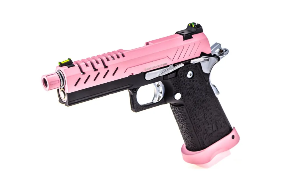 Réplique Gbb Gaz Hi-Capa 4.3 Noir - Rose 0,9j-0