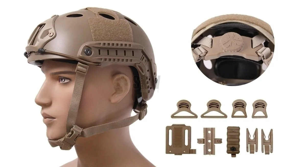 casque fast pj coyote règlable emerson-0