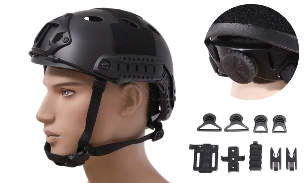 casque fast pj noir règlable emerson-0