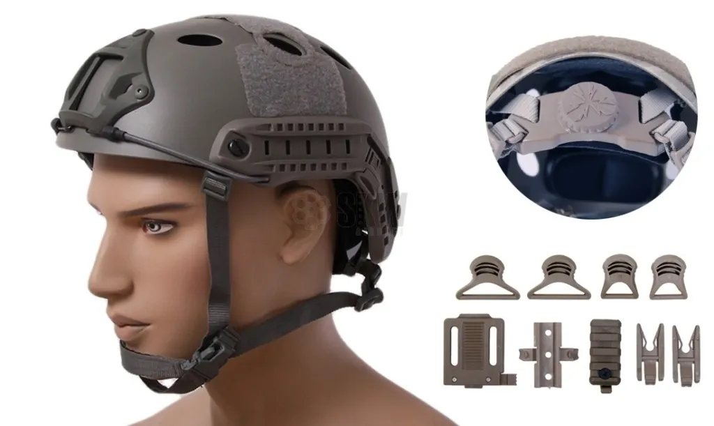 casque fast pj ranger green règlable emerson-0