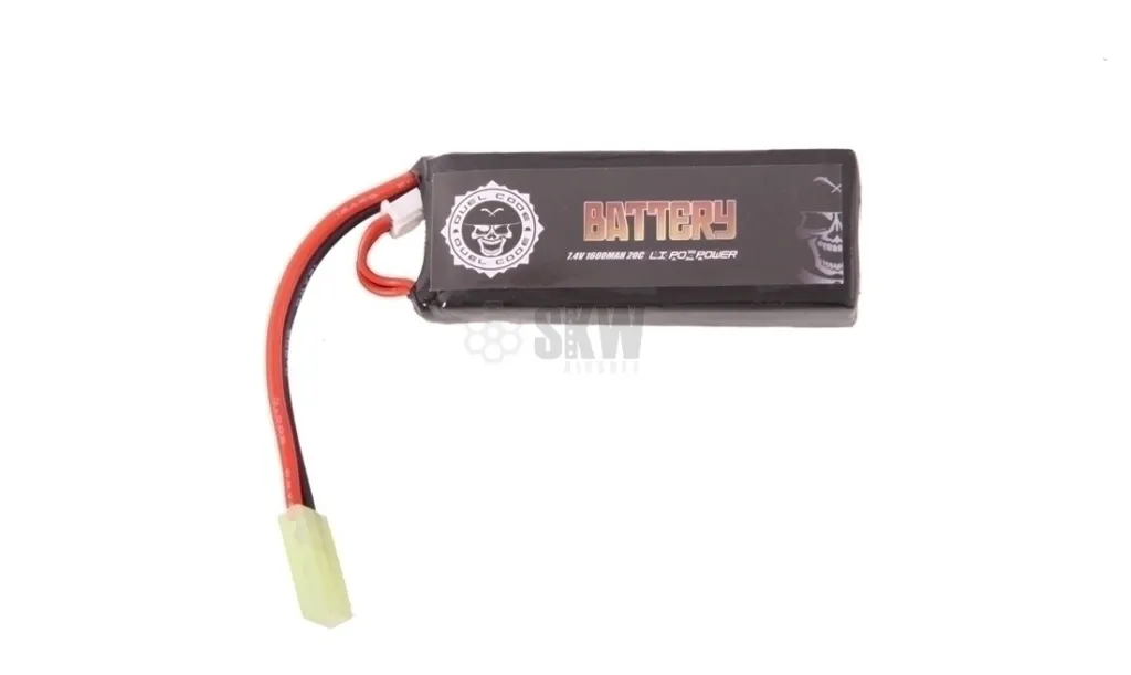 Batterie Lipo 7.4v 1600mah 20c Duel Code-0