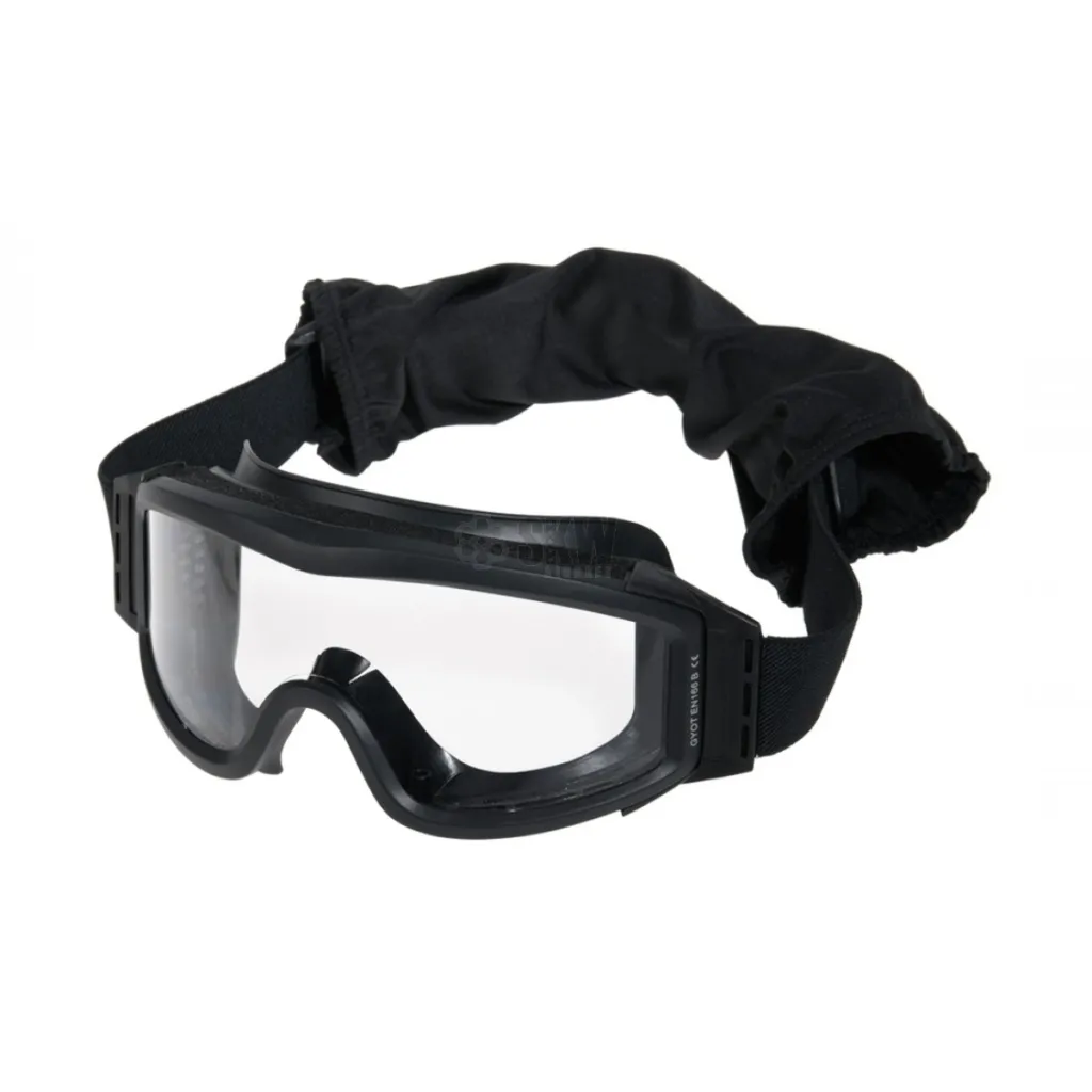 Lunettes De Protection Anti Buee Noires 3 Verres Delta Tactics-0