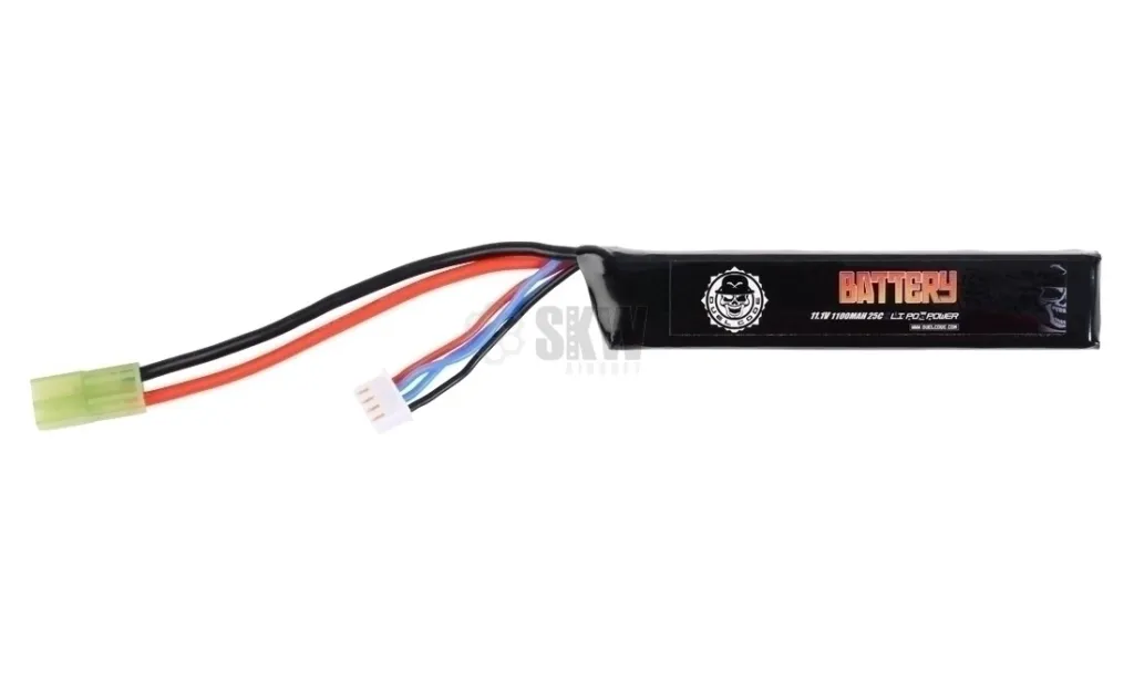 Batterie Lipo 11.1v 1100mah 25c Duel Code-0