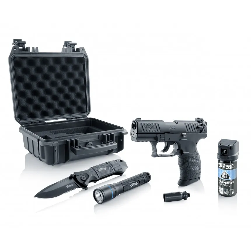 Pistolet Walther P22q Cal 9 Mm Pak - Ready 2 Defend Kit-0