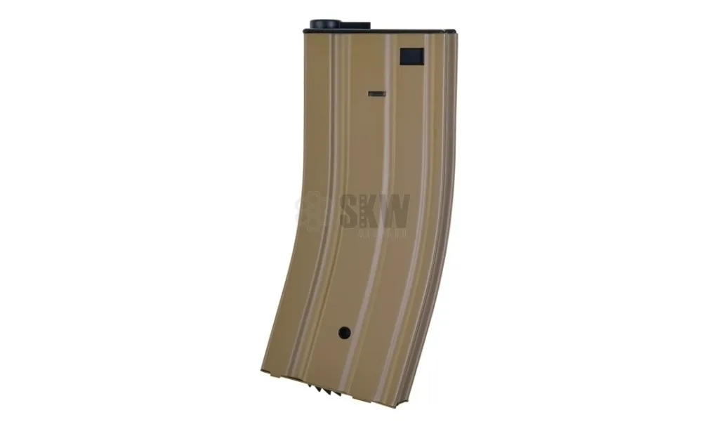 Chargeur Metal Aeg M4 330 Rds Tan Saigo Defense-0