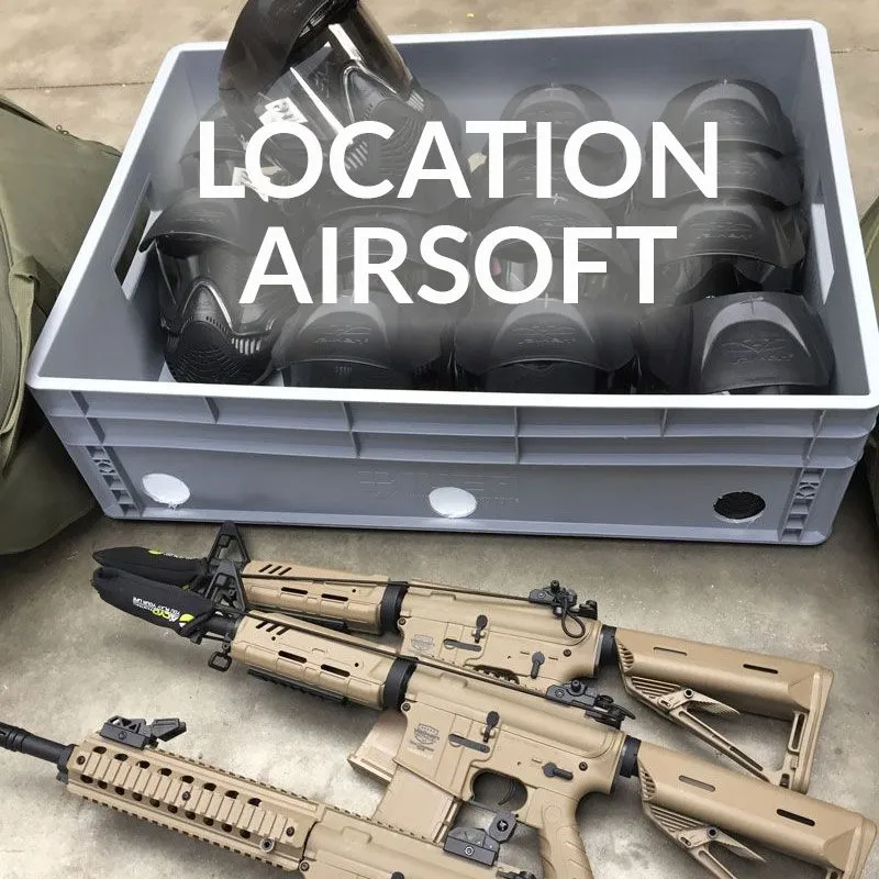 Location M4 Airsoft + Masque + 1000 Billes-0