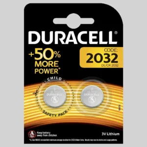 Pack De 2 Piles Cr2032 Lithium 3 Volts - Duracell-0
