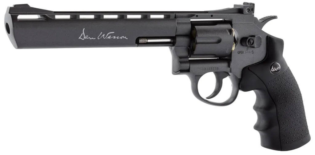 Revolver Dan Wesson Airsoft 8 Pouces Noir Low Power-0