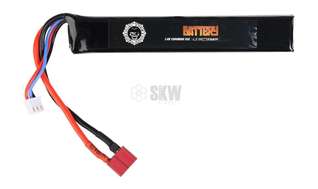 Batterie Lipo 7.4v 1300mah 15c T-Dean Duel Code-0