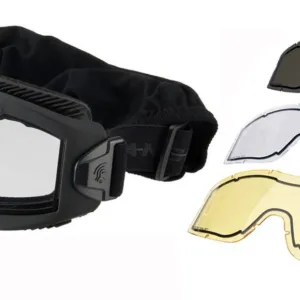 Masque Série Aero Thermal Noir Avec 3 Écrans-0