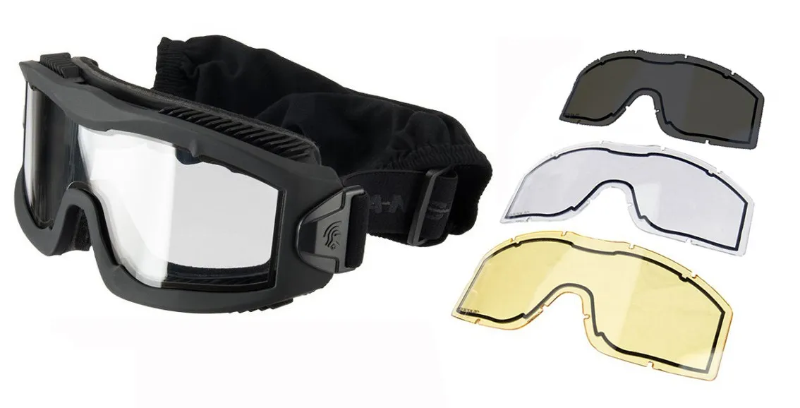 Masque Série Aero Thermal Noir Avec 3 Écrans-0