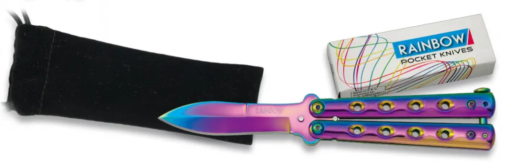 Petit Couteau Papillon Rainbow-0
