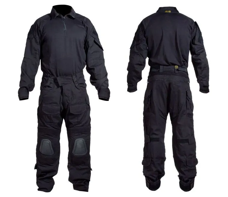 Tenue Tactique Complete Noire Tcu-0