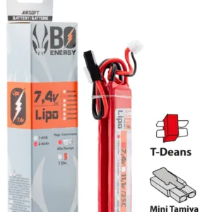 2 Sticks Batterie Lipo 2s 7.4v 1000mah 25c Mini Tamiya-0
