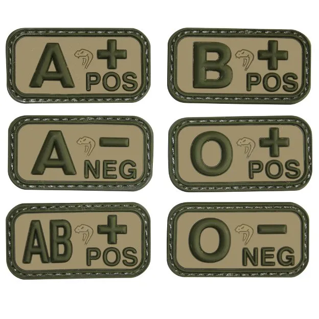 Patch Pvc Groupe Sanguin Vcam Viper Ab+-0
