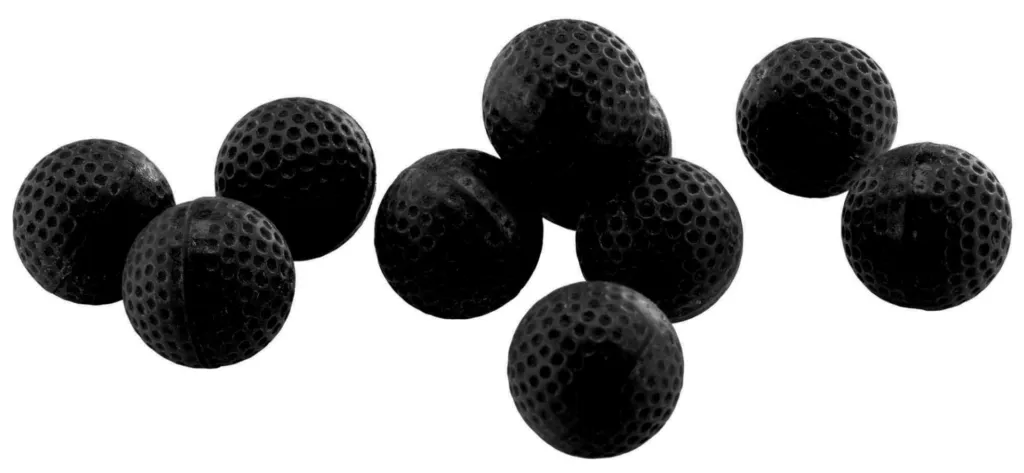 Cal. 50 Billes De Défense Caoutchouc Tube 10 Billes-0