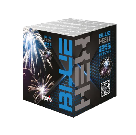 Batterie 25 coups blue hex-0