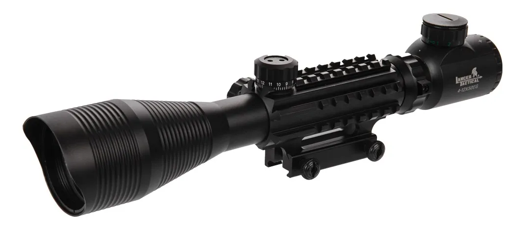 Lunette 4-12x50 EG Rouge et Vert Airsoft-0