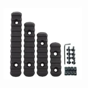 Kit De 4 Rails M-Lok Vers Picatinny Rail Noir-0