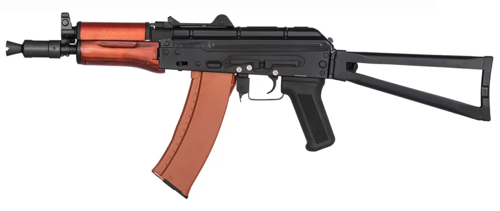 Réplique Aeg Aks-74u Acier Et Bois 1,0j-0