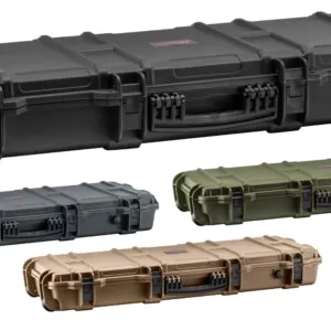 Mallette Armes Longues Waterproof Noire Mousse Prédécoupée-0