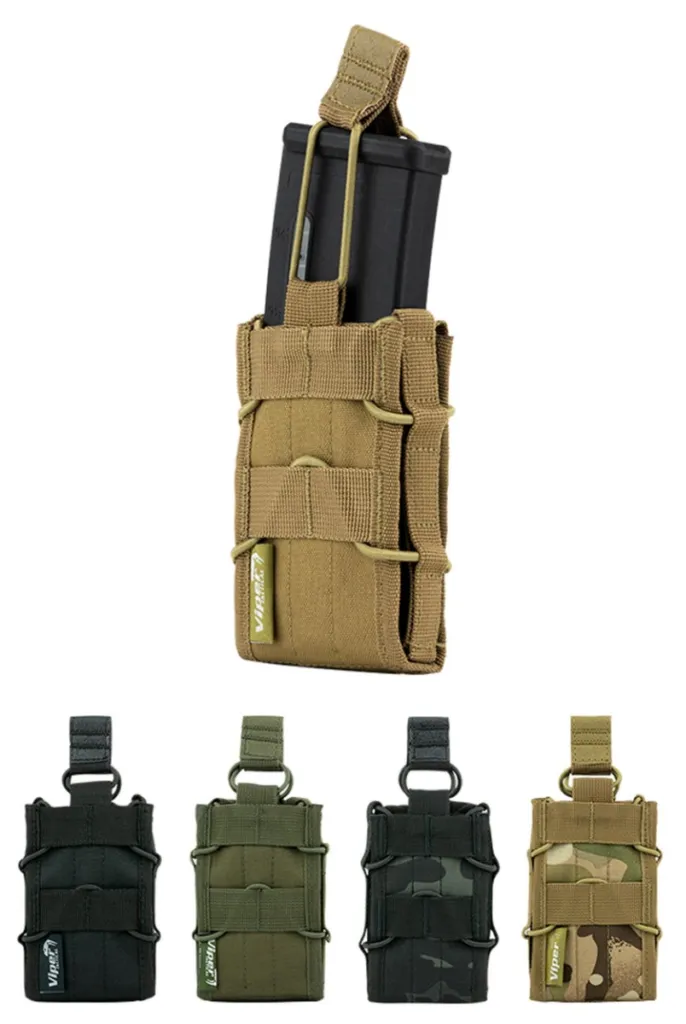 Poche Molle Viper Elite Pour Chargeurs M4 Vert-0