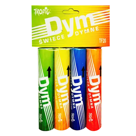 Paquet De 4 Fumigènes Multi Couleurs-0