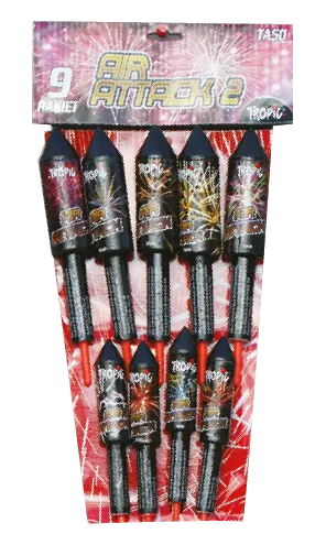 Paquet De 9 Fusées Air Attack 2 Ta50-0