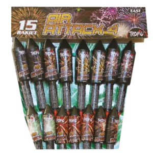 Paquet De 15 Fusées Explosives Air Attack 4 Ta51-0
