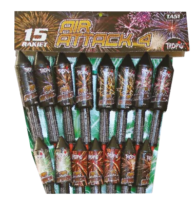 Paquet De 15 Fusées Explosives Air Attack 4 Ta51-0
