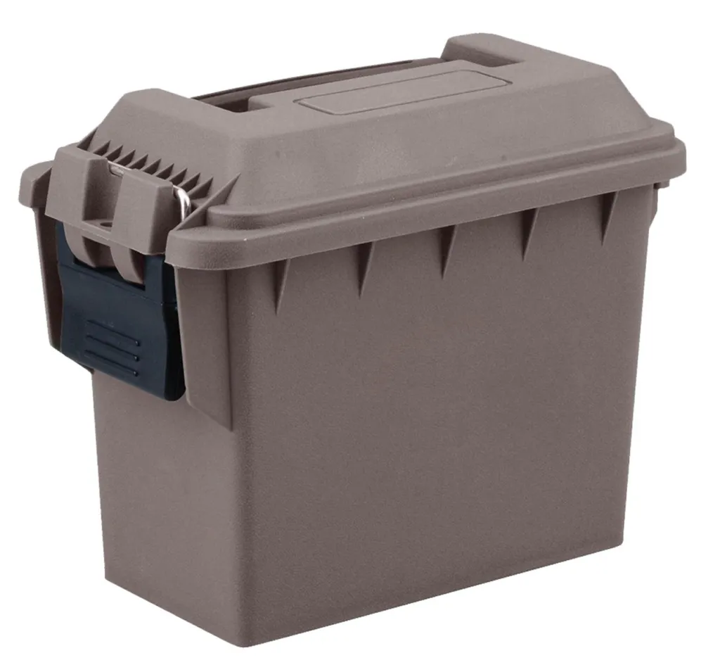 Caisse Munition Polymère Tan 17.5x9x13.5 Cm-0