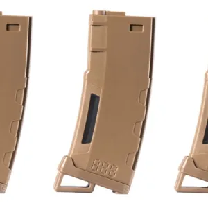 Pack De 5 Chargeurs Mid-Cap Speed 130 Billes Pour M4 Aeg Tan-0