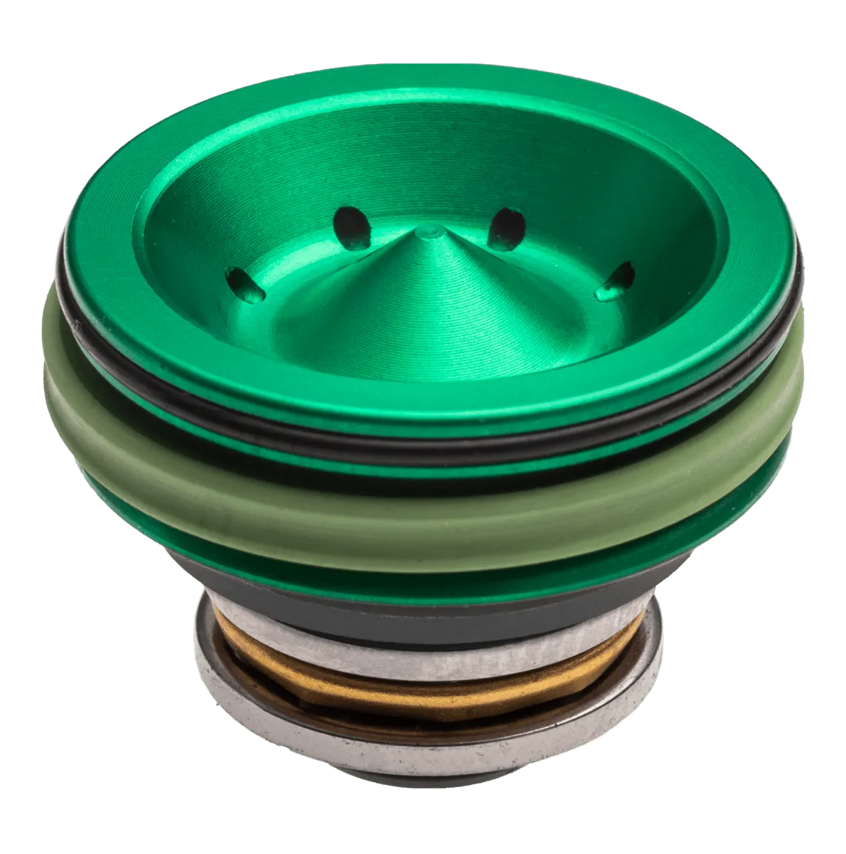 Tête De Piston En Ergal À Roulement Antivide Avec Un Système De Déviation De Pression-0