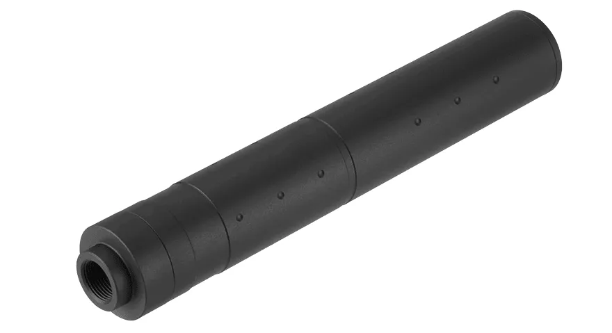 Silencieux Aluminium 195mm Dot Mock Noir-0