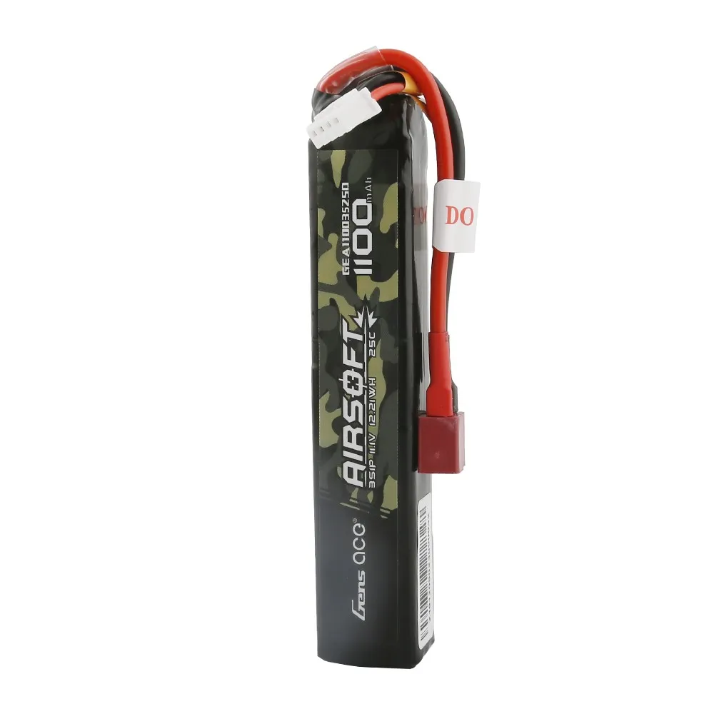 Batterie Airsoft Gen Ace Lipo 11.1 V 25c 3s1p 1100mah T Plug-0