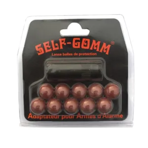 Adaptateur Pour Armes D'alarme + 10 Projectiles M9 X 1.0 -self Gomm-0