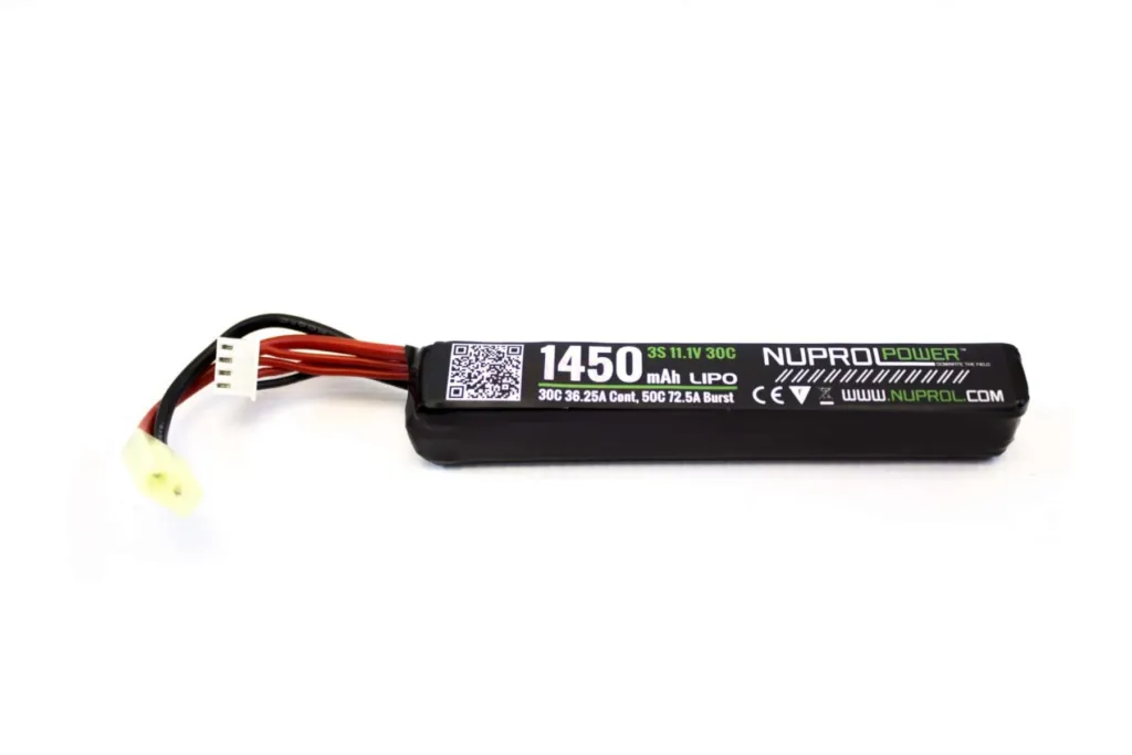 Batterie Airsoft Lipo Stick 11,1 V/1450 Mah 30c Connecteurs T-deans-0