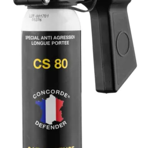 Aérosol cs gaz concorde 100 ml avec poignée-0