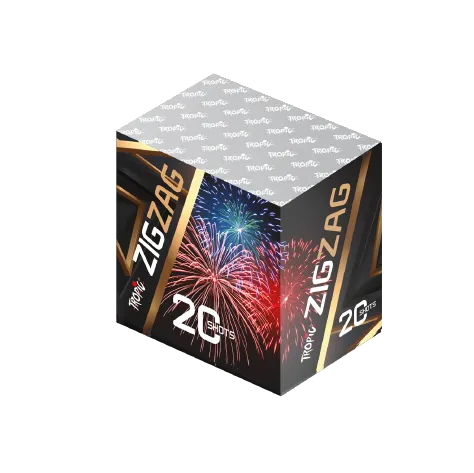 Batterie d'artifices "zig-zag" 20 coups -0