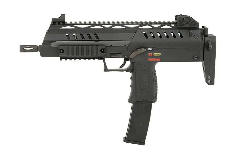Pistolet 6mm Gaz Smg 8 Noir WA-0