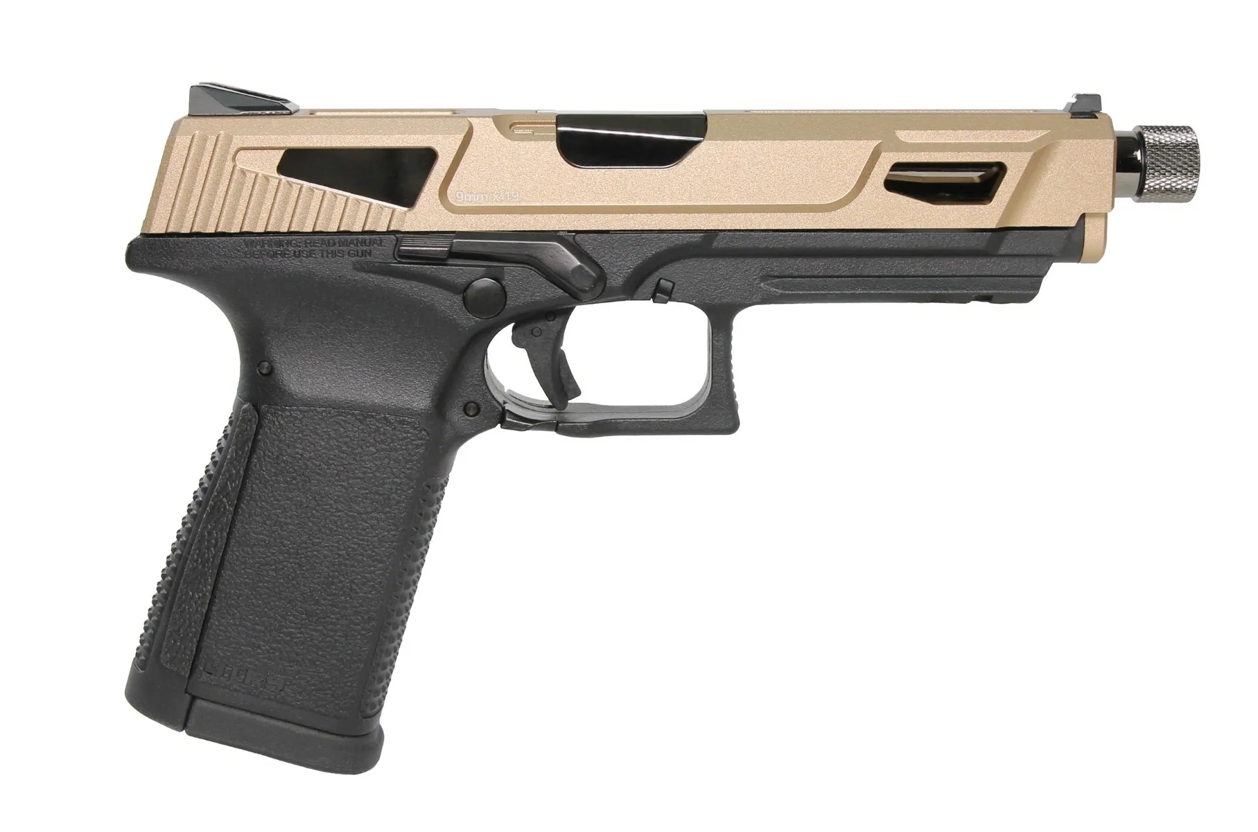 Réplique GBB pistolet GTP9 gaz 0,9J MS DST Gold-464526
