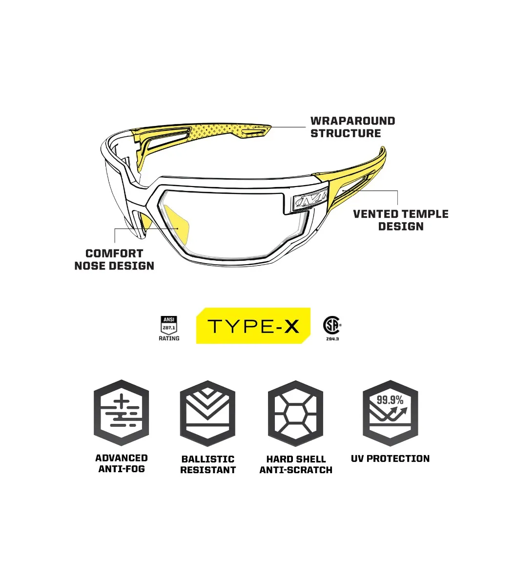 Tactical Type-x Verre Fumé Mechanix-464613