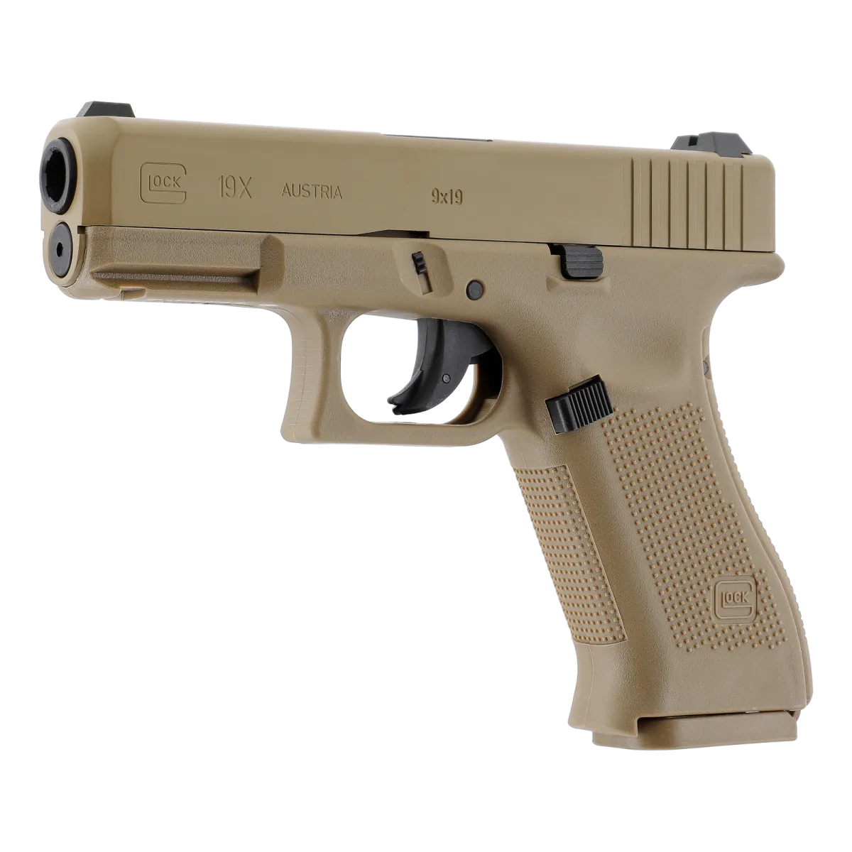 Pist Glock 19x Co2 Cal Bb/4.5 - Coyote - 19 Coups-465094