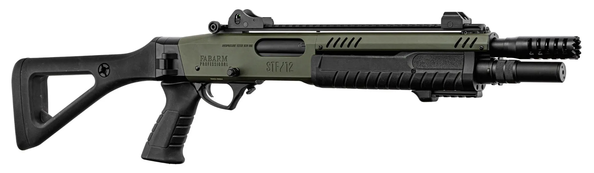Réplique fusil à pompe FABARM STF12 Compact OD Gaz-465054
