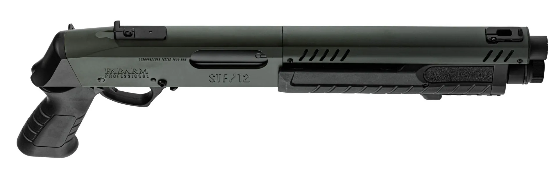 Réplique fusil à pompe FABARM STF12 Short Initial OD Gaz-465014