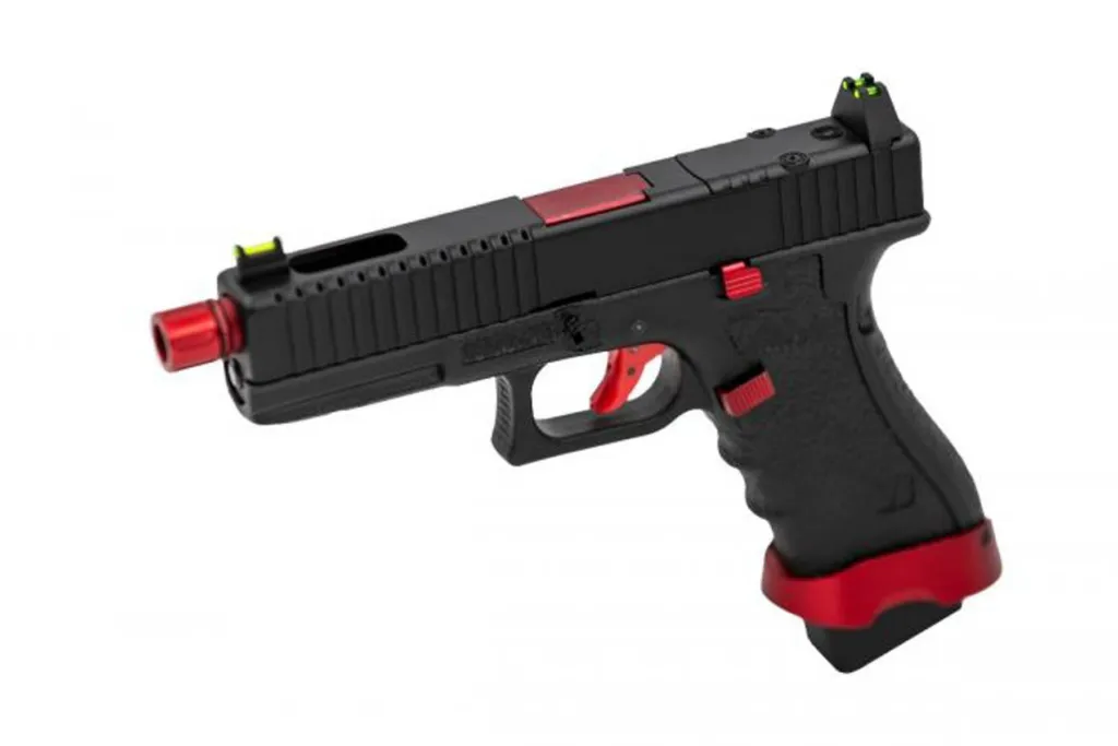 Pistolet Airsoft Gbb Vorsk Eu7 Tactical Rouge Match-0