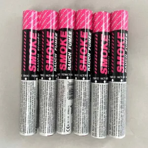 Pack 6 Fumigènes A Main 90 Sec Tf23 Rose-0