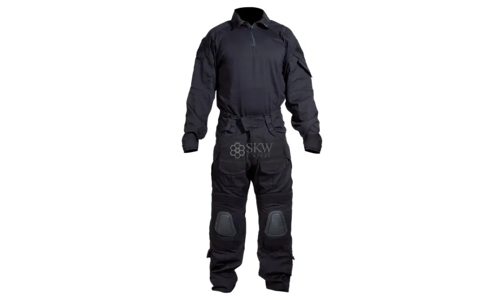Delta Tactics Uniforme Combat Black Taille M-0