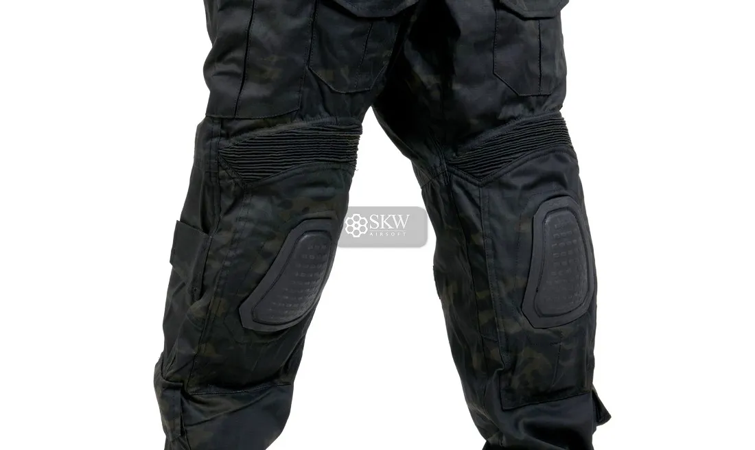 Delta Tactics Uniforme Combat Multicam Black Taille S-465613