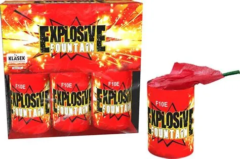 paquet de 3 fontaines explosive klasek-0